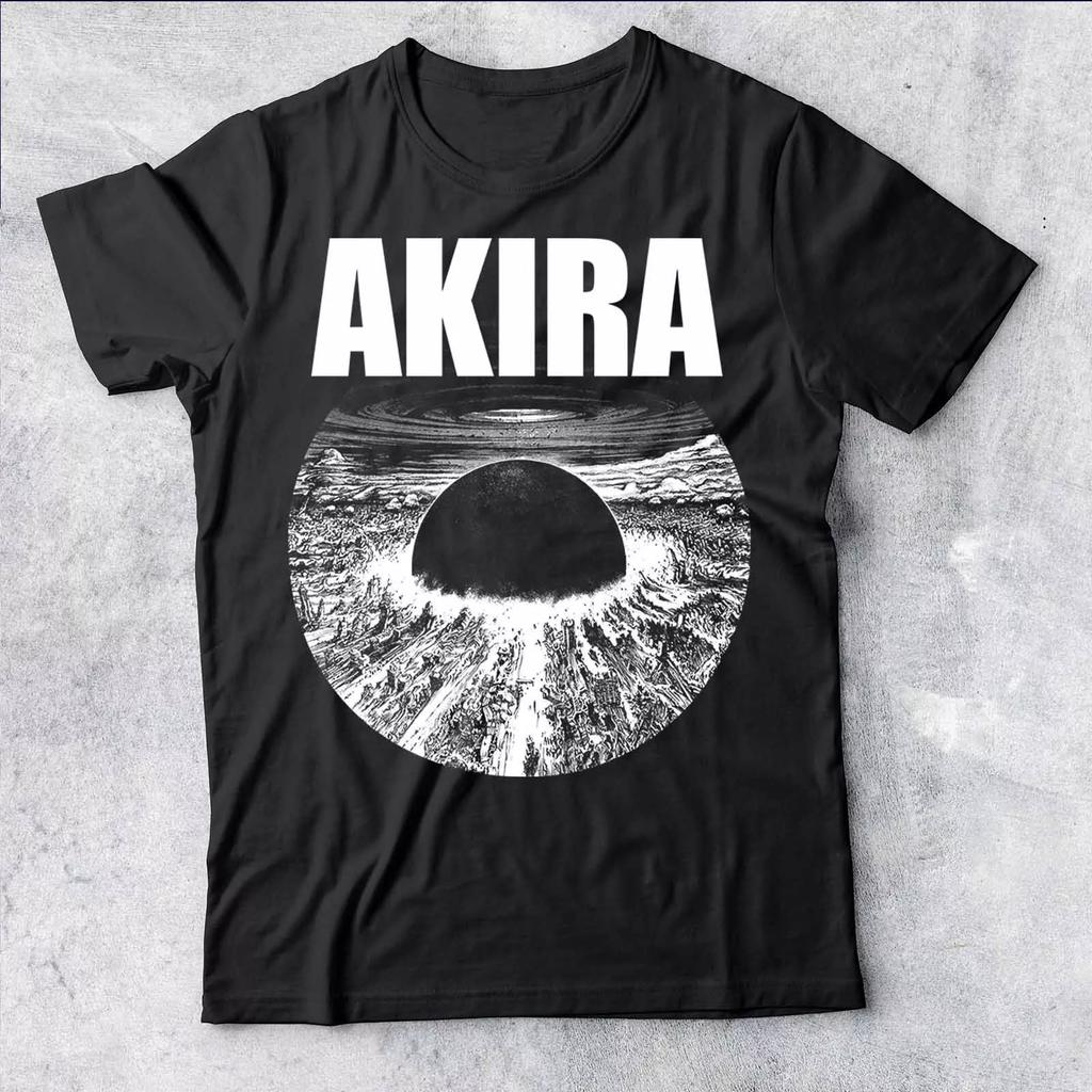 100% cotton TOPS UNISEX TEES MENS WOMENS Akira Explosion Japanese - Anime Inspired