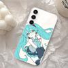 Милый H-Hatsune Miku-S Чехол для телефона Samsung Galaxy S25 S24 S23 S22 S21 FE Ultra Plus A32 A53 A13 A31 Мягкий чехол