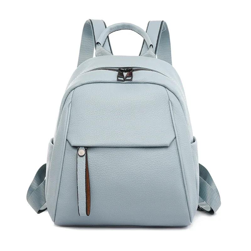 Повседневный женский рюкзак на молнии, универсальная школьная сумка, новая мода