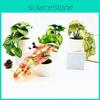 Aureum Epipremnum Simulation Potted Artificial Plant Decor Ornament