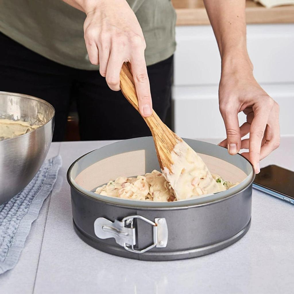 Silicone Baking Mat Air Fryer Oven Baking Sheets Pads Non-Stick Baking Liners Reusable Bake Dish for Cake Pizza Pastry Cookie Tool