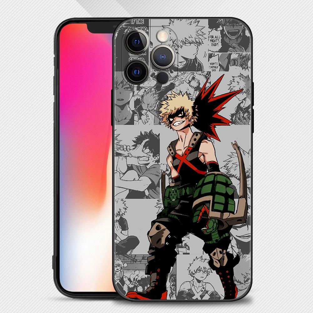 Чехол My Hero Academia Bakugou Katsuki Comics для Apple iPhone 14 11 13 12 Pro Max Mini X XR XS Max 6 6S 7 8 Plus 5 5S