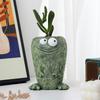 Funny Frog Planter Resin Cartoon Frog Flower Container Cute Frog Succulent Pot Small Frog Planter Ornament for Home Courtyard