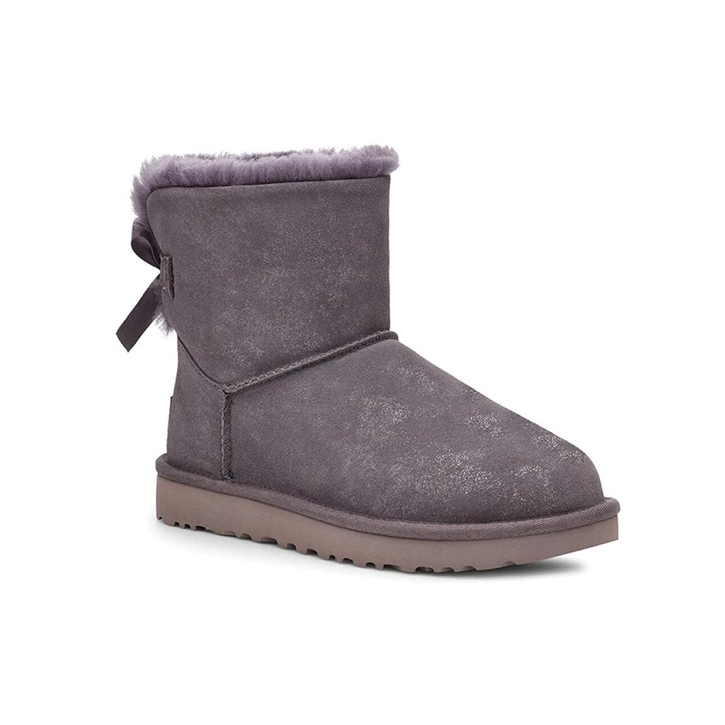 (WMNS) UGG Mini Bailey Bow II Сиреневый с блестками, на меховой подкладке, женские, размер 11, 1112533-NHT