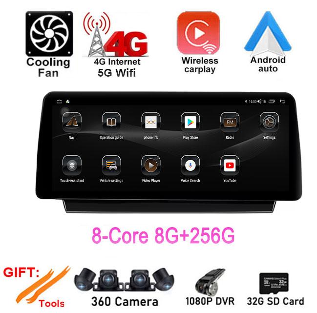 Для Toyota Camry 2021 Carplay Android 14 Автомобильное радио Мультимедиа Видео Плеер Навигация Головное Устройство Стерео Аудио