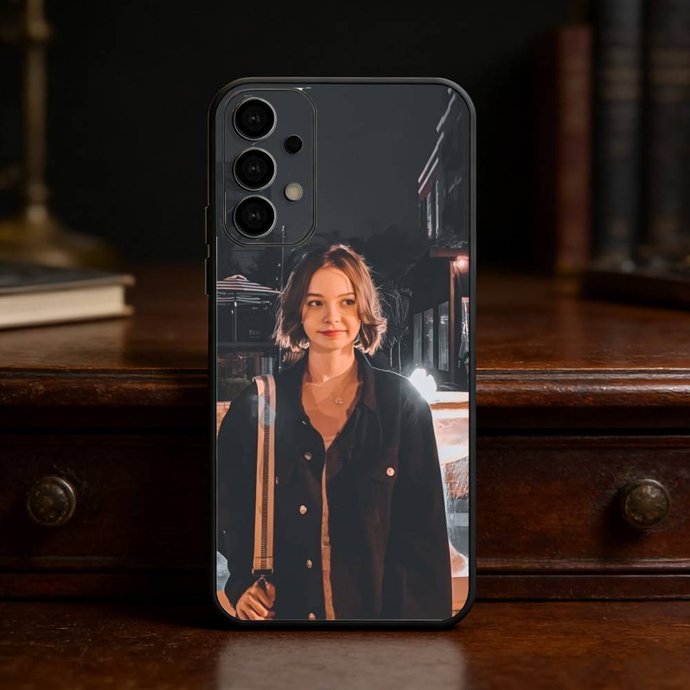 Милый E-Emma Актер M-Myers Чехол для телефона Samsung S25,24,23,22,30,21,10,9,Ultra,Plus,Lite Мягкий Черный Чехол