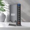 Новое 800 Вт GaN Быстрое Зарядное Устройство PD3.1 PPS 10 Портов USB Type-C Станция Быстрой Зарядки Адаптеры для iPhone 16 15 Samsung Xiaomi Huawei
