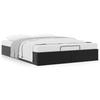 Ottoman Bed without Mattress Black 140 x 200 cm Artificial Leather