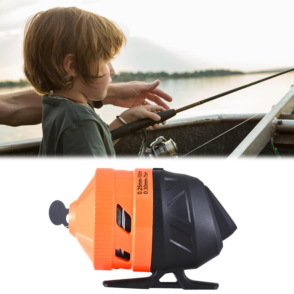 6.6-8.8lbs Smooth Drag Spincast катушка высокоскоростная 3.4:1 Передаточное отношение Правосторонняя предварительно намотанная рыболовная катушка