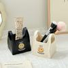 Creative Cute Tote Bag Smiling Face Pen Holder Home Office Desktop Decoration Ornament Stationery Multifunctional Storage Bucket