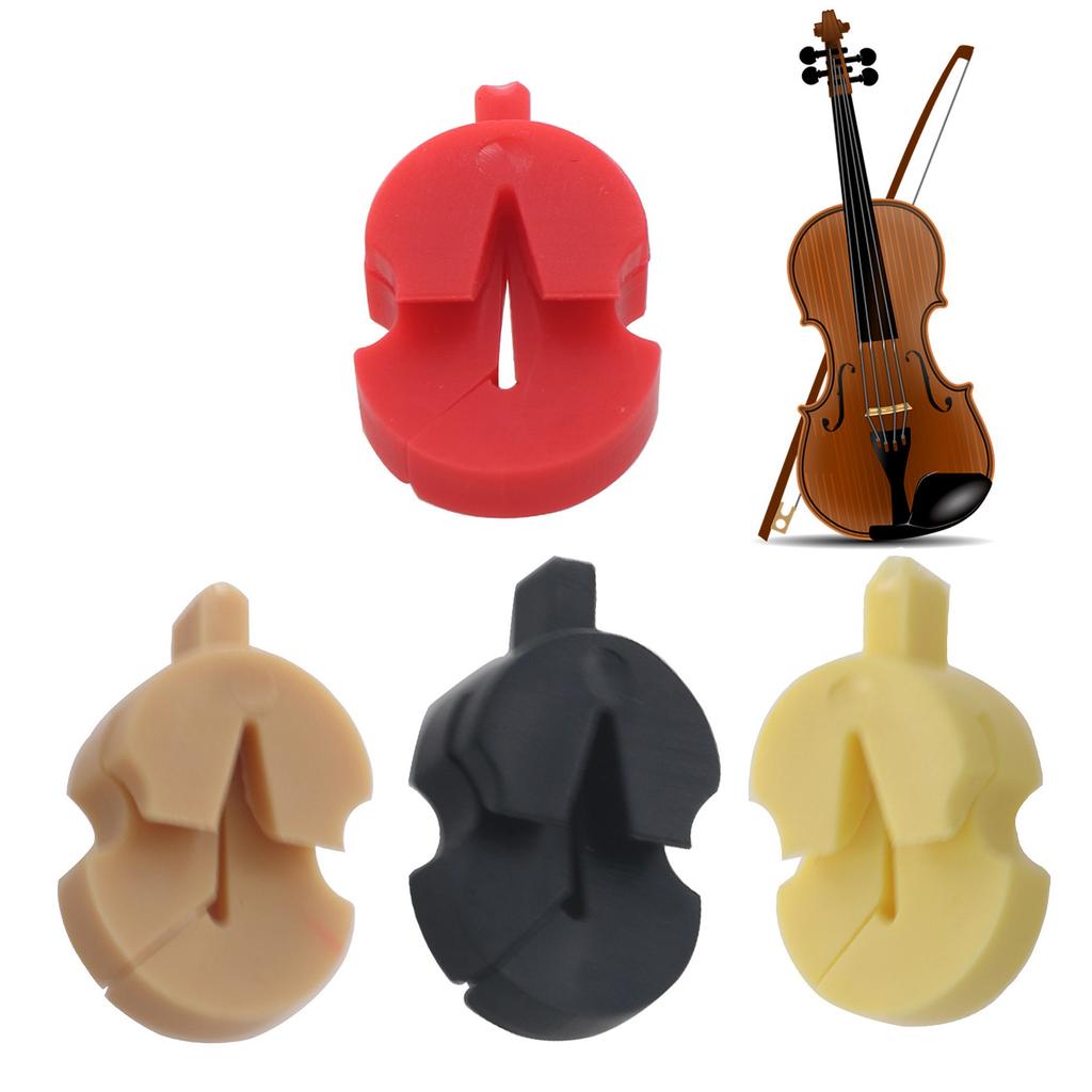 Soft Rubber Violin Mute, Stringed Instrument Silencer Muffler