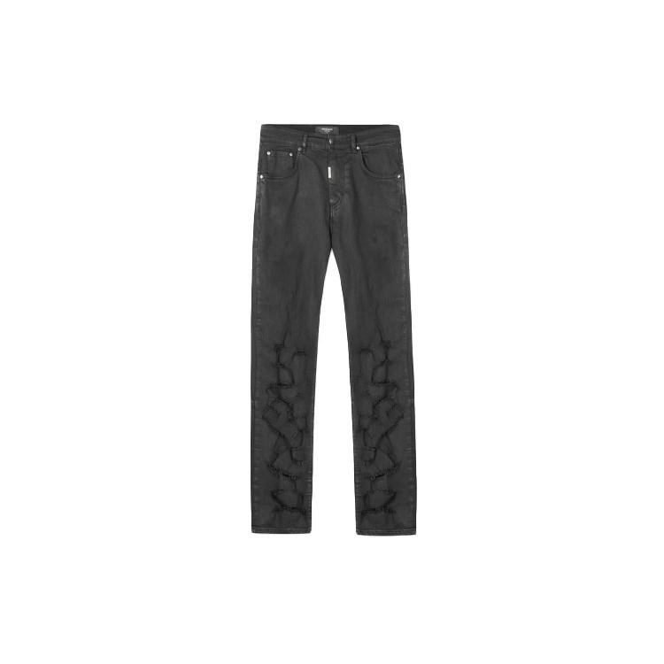 REPRESENT Jeans Men's Black Moderate Straight Fit Pants M07064-52