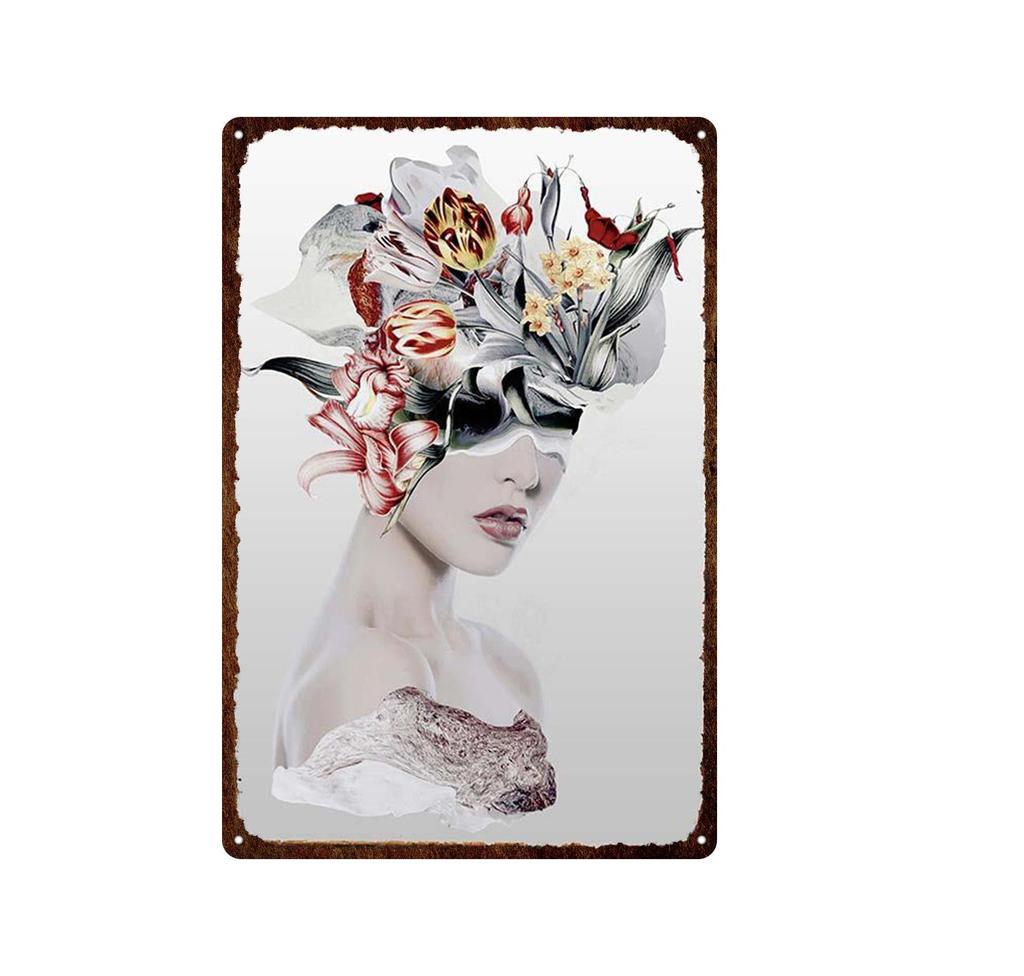 Скелет Череп Металлические Оловянные Вывески Мексиканский Фестиваль День Мертвых Доска Настенная Живопись Плакат Партии Магазин Домашние Тату-салоны Декор