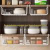 Under-Table Storage Shelf: Dormitory Hanging Basket and Layered Partition Desk Organizer