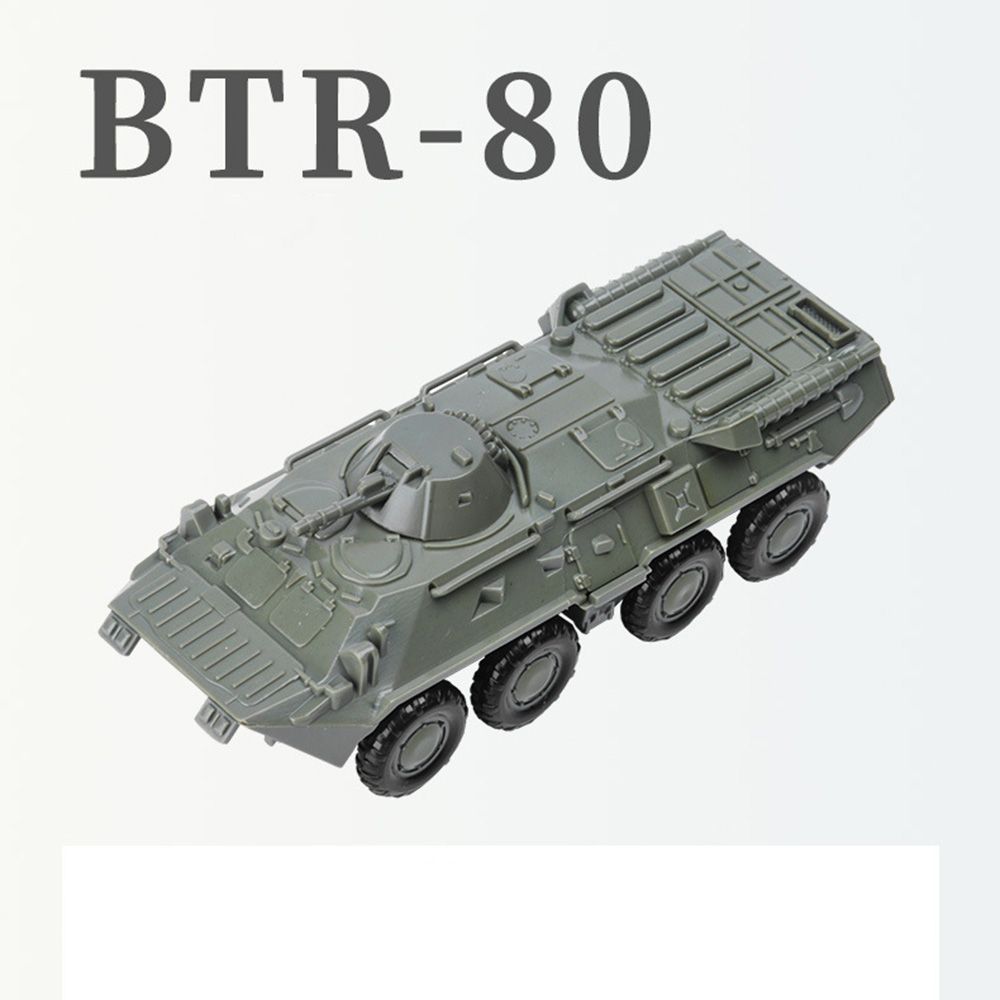 4D 1:72 DIY Model Building Kits Armoured Tank Plastic Toys Tank Truck