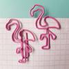 Cute Mini Flamingo Paper Clips Pin Bookmark Memo Office School Stationery