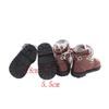 1 Pair Casual Wear Doll PU Leather Shoes Lightweight 20cm Doll Leather Boots  DIY Doll