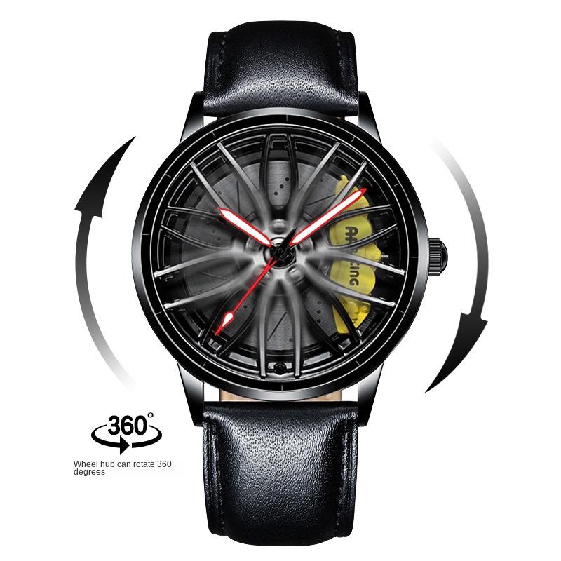 SVJ Wheel Watch Кованые полые часы Мужские AMG 488 Гидравлические мужские часы Кварцевые часы