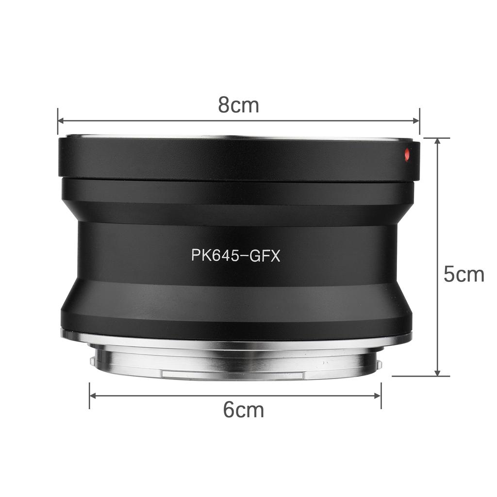 PK645 GFX Camera Lens Adapter Replacement for Pentax PK645 Lens to  G Mount GFX100 GFX50S GFX50R GFX100S Cameras