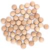 50PCS Beech Unfinished Wood Balls Easy to Paint DIY Wooden Balls Wooden Round Balls  Art Projects