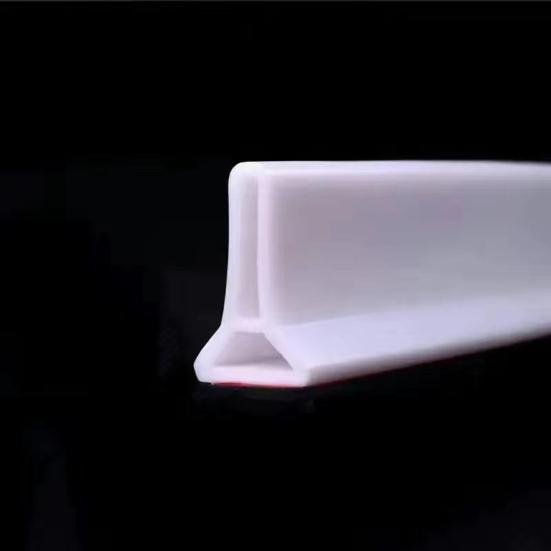 100/200 см складной порог для душа, водонепроницаемая самоклеящаяся силиконовая барьерная полоса для кухни, ванной, сухого и влажного разделения, сгибаемая