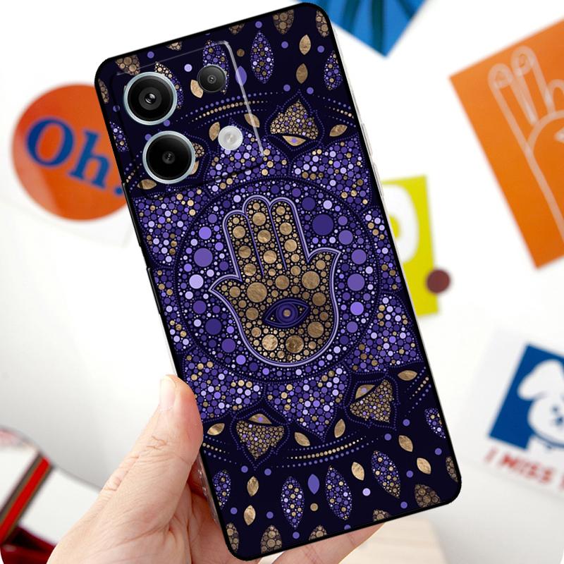 Hamsa Hand of Fatima Funda For Xiaomi Redmi Note 14 10 11 12 13 15 Pro Plus Case For Redmi 15 15C 13C 12C 10C 14C