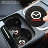 2PCS Car Interior Decoration Water Cup Coaster Non-slip Mat For Mazda 3 Axela Mazda 6 Atenza CX-5 CX5 Accessories
