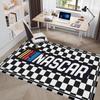 N-NASCARS Racing Car Hallway Carpet Non-Slip Laundry Room Mat Laundry Decor Balcony Child Living Room Toilet Rug