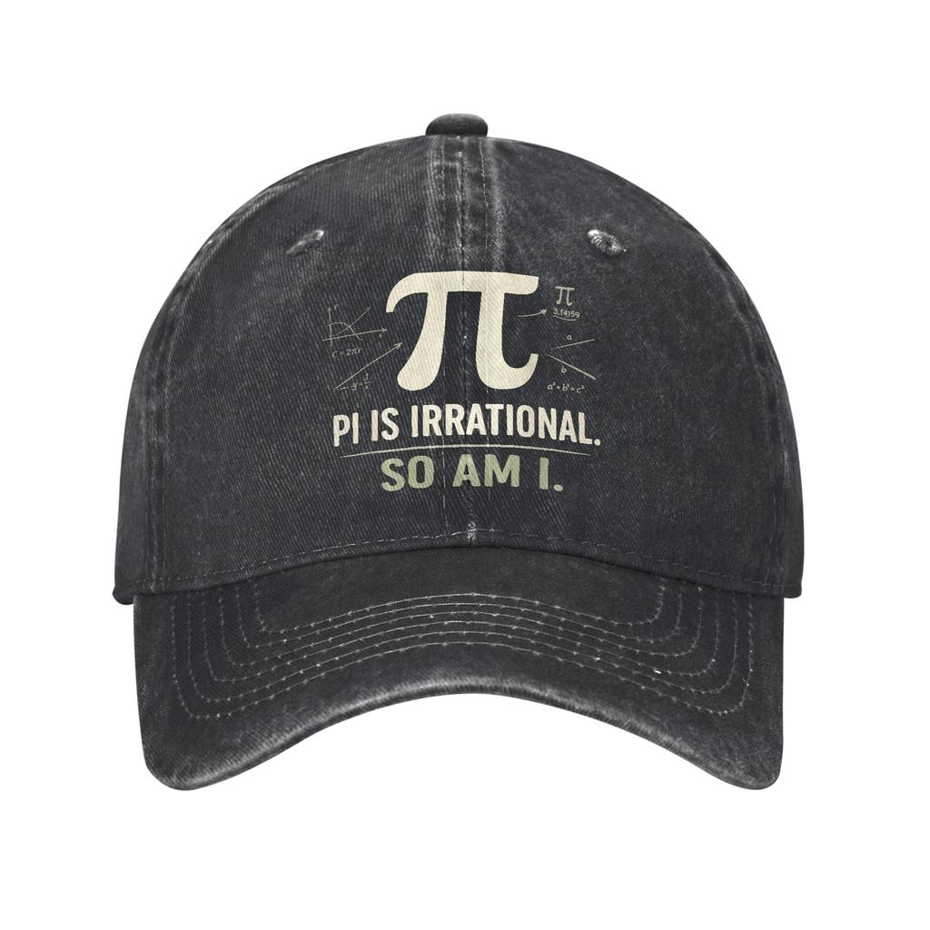 Casual Pi Day Math Nerd Geek Baseball Caps Unisex Distressed Washed Snapback Hat Outdoor Activities Unstructured Soft Hats Cap