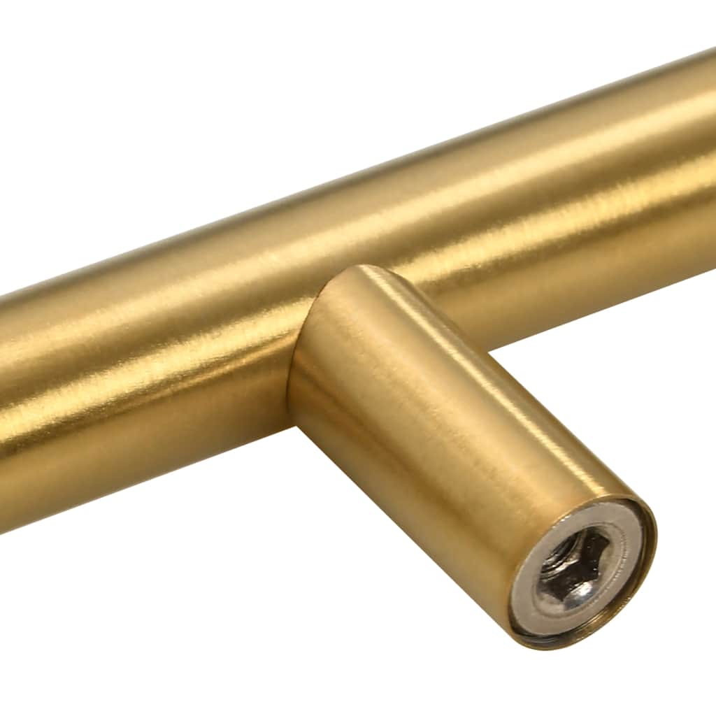 Furniture Handles 10 pcs Golden 96 mm Stainless Steel