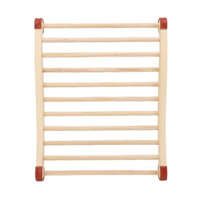 Спинка для сауны Аксессуары для сауны Деревянная противоскользящая удобная спинка для стула в форме буквы S