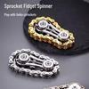 Multi-gear Metal Fidget Spinner: Finger Chain Decompression Toy