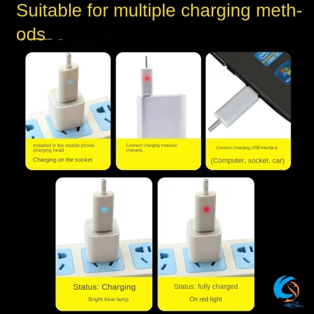 1/2 Отверстия USB Зарядное Устройство Аксессуары Для Ночной Рыболовли Электронные Поплавки Аккумуляторы Океаническая Рыбалка