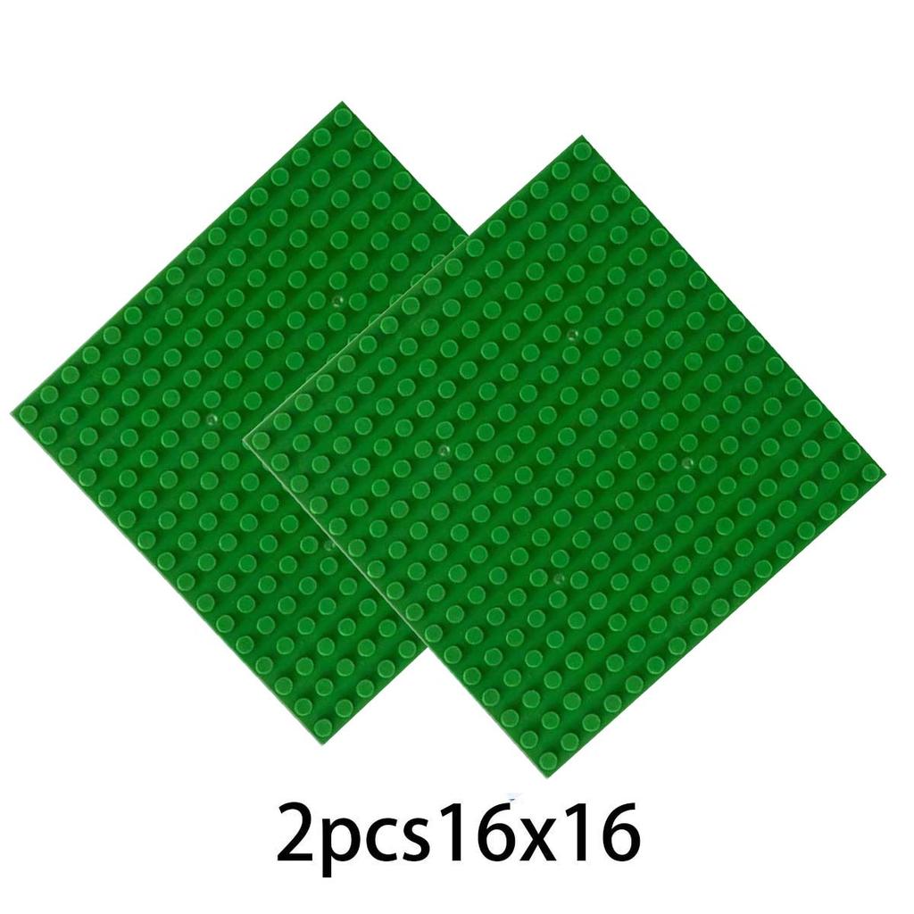 2 шт. 16x16 Базовая пластина-основа, совместимая с основными брендами, Игровой набор ДЕТСКОЕ Творчество Игрушка Аксессуары для основы