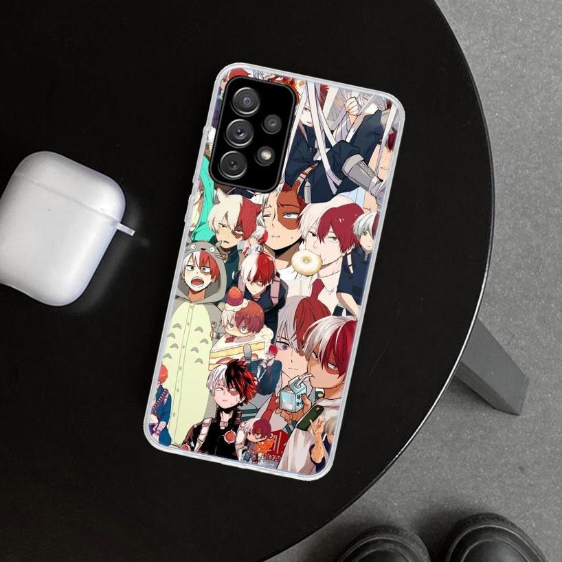 Чехол для телефона MHA Тодороки Шото для Samsung Galaxy A12 A22 A32 A52 A72 A02S A51 A50S A31 A20S A10S Note 20 Ultra 10 Plus Gal