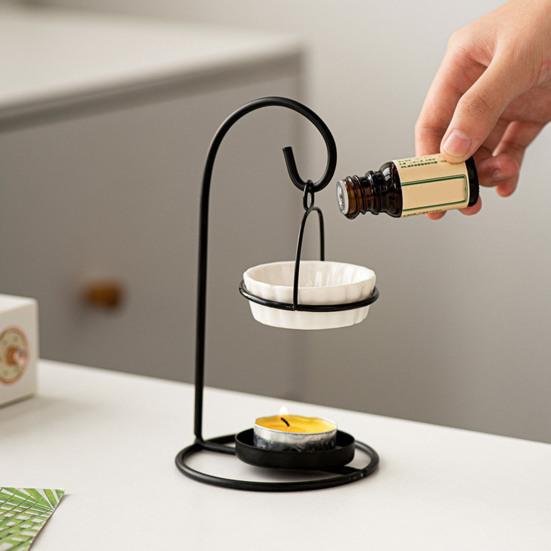 Керамическая ароматерапия аромалампа с диффузором, аромалампа с железной чайной свечой