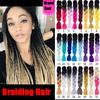 24inch 100g Crochet Hair Extensions Hair Synthetic Crochet Braids Jumbo Braiding Hair
