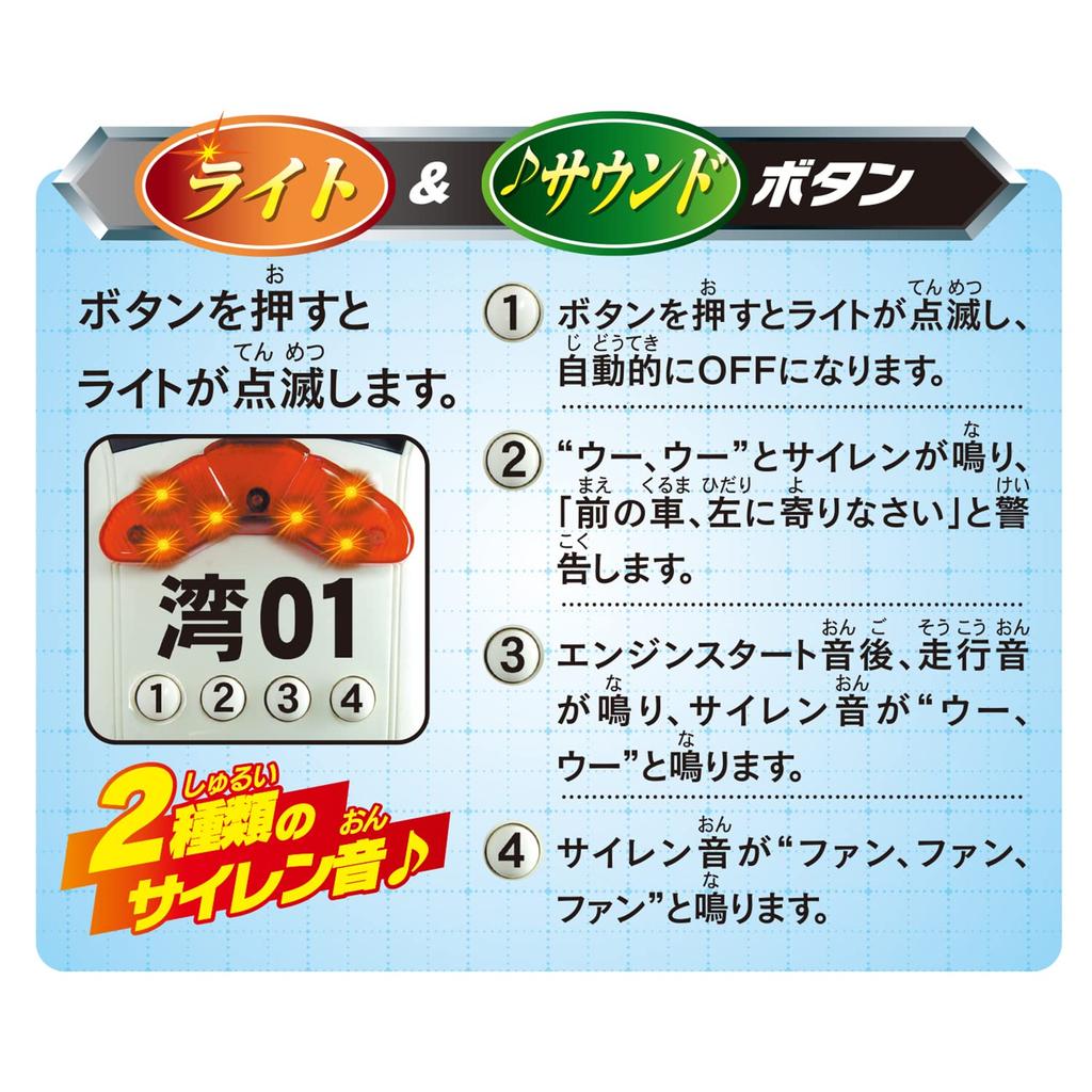 Maruka Frixion Siren Crown полицейская машинка игрушечная машинка возраст 191568 3+