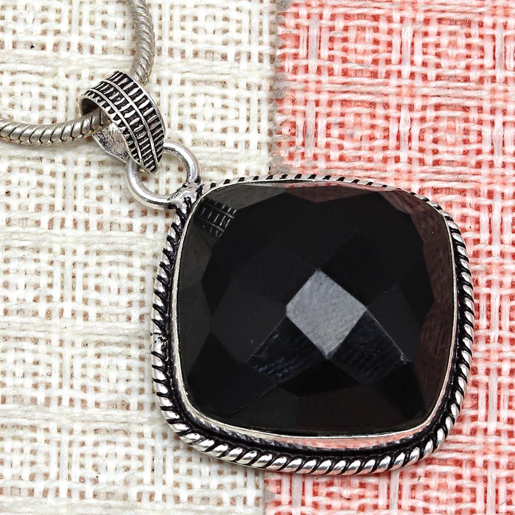 Черный кулон на позвоночнике с драгоценными камнями, ювелирные изделия ручной работы ко Дню святого Валентина, золото