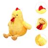 Игрушка-фигурка цыпленка, плюшевая кукла-животное, мягкая кукла-мультяшка