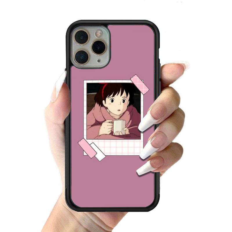 Чехол для телефона Anime Kiki's Delivery Service, силиконовый чехол из ПК+ТПУ для iPhone 11 12 13 Pro Max 8 7 6 Plus X SE XR, твердые чехлы