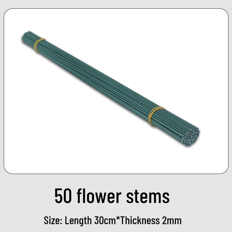 Thickened White Chenille Pipe Cleaners - Mixed Colors for DIY Bouquet Crafts