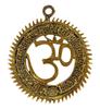 Brass Om Wall Hanging W  Gayatri Mantra Religious Wall Decor