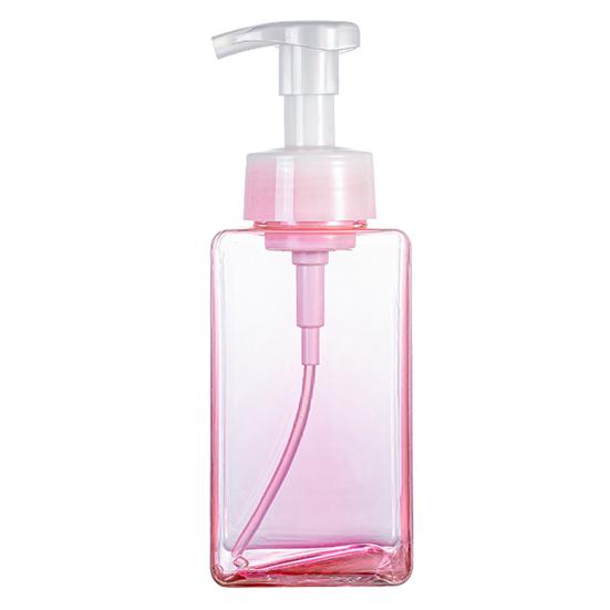 Plastic Foaming Bottle 250/450ML Press Soap Dispenser, Refillable Hand Shampoo Shower Foam Gel Container, Empty Pump Lotion for