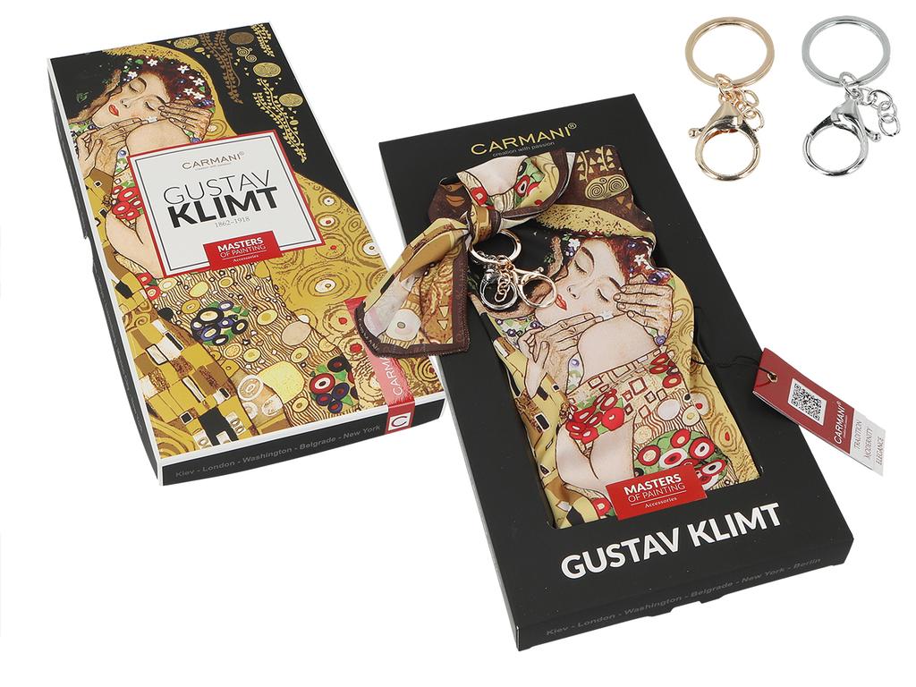 Przywieszka Do Torebki Brelok Gustav Klimt Pocałunek Carmani Prezent