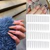Coffin Shape Sandwich Nail Forms Ultra-Thin False Nails Nail Tips for Profional Use In Nail Salons