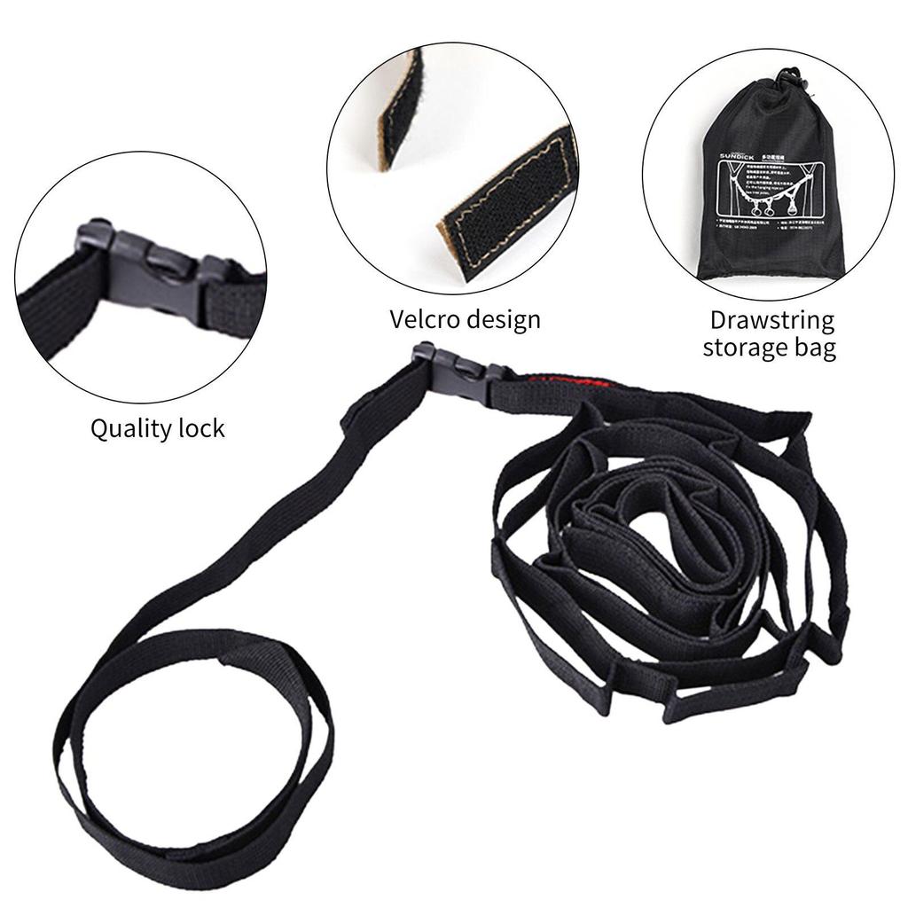 Уличная подвесная веревка, портативный ремешок, вешалка для навеса, ремень для хранения в кемпинге, рюкзак, аксессуары для походной палатки