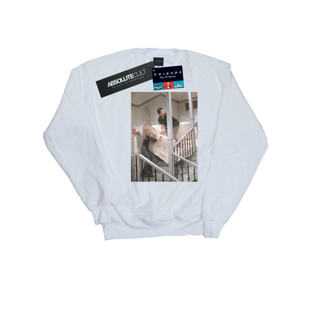 Friends Mens Sofa Stairs Photo Sweatshirt