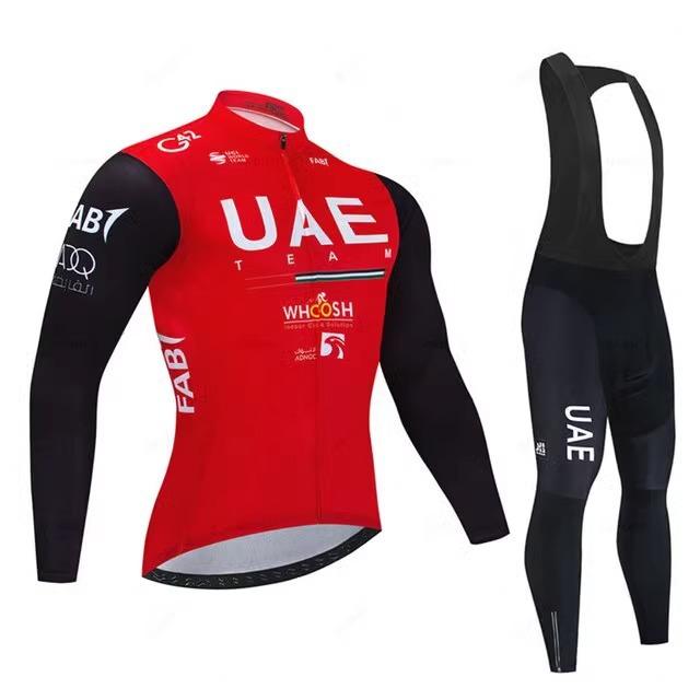 2026 Winter Warm Cycling Suit Cycling Suit Bike Winter Fleece Long Sleeve Suit Tour De France Road Bike Riding Overalls