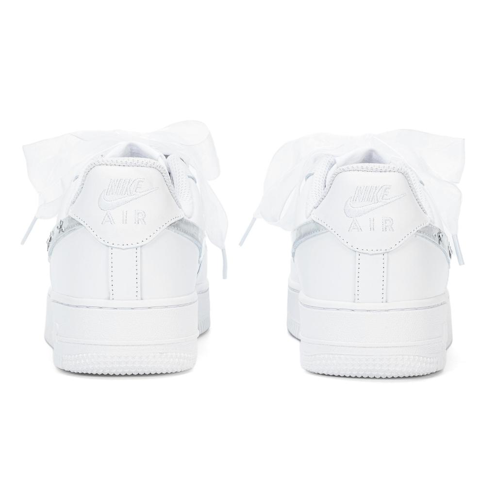Nike Air Force 1 Wear resistant And Lightweight Low top Skateboard Shoes Women's White 315122-111(Team943-SBOX)